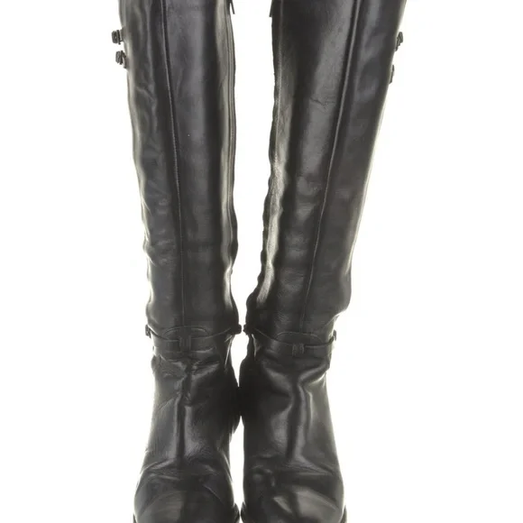 FRYE LEATHER KNEE HIGH RIDING BOOTS - Picture 3 of 11